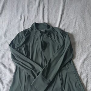 Avia Women's Full-Zip Lightweight Jacket in Dark Green